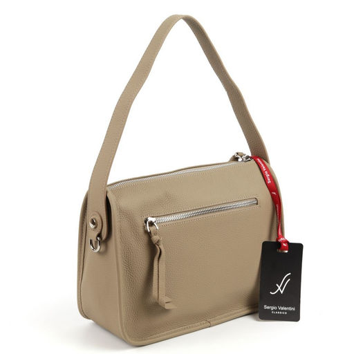 Женская кожаная сумка Sergio Valentini SV-6108 Хаки203  фото 3