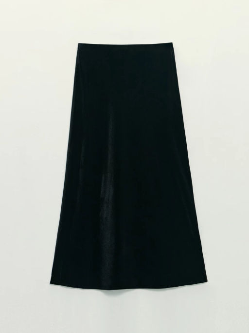 Юбка миди из бархата / Zarina