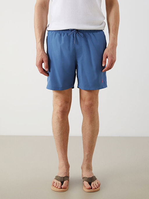 K?sa Boy Bask?l? Erkek Deniz ?ortu