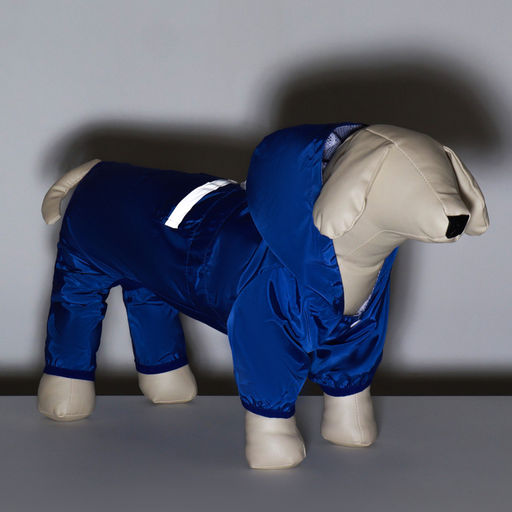 Комбинезон для собак, демисезонный с подкладом, размер ХS (ДС 22, Ог 34 см), синий - Simaland фото 15