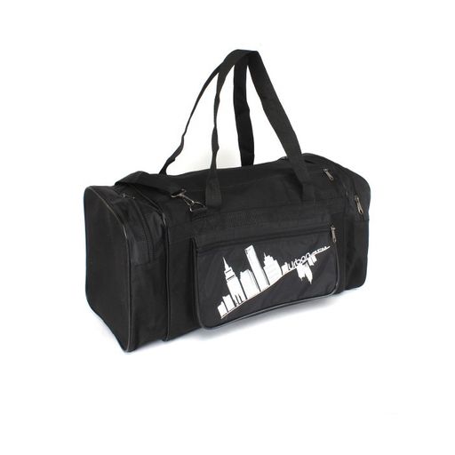 Сумка дорожная LRS-Баул малый (168.3322), 1отд, 3внеш карм, плечевой ремень, сорт 3, черный SALE 244756