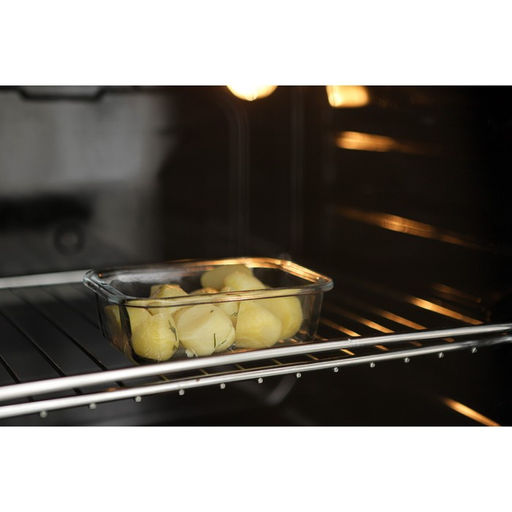 Контейнер Доляна Cook and Freeze, 380 мл, 15×11×5.5 см, с крышкой, жаропрочное стекло, цвет МИКС