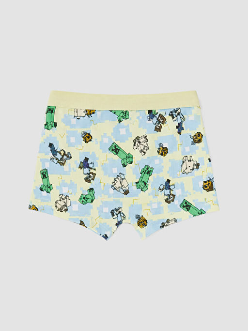 Erkek ?ocuk Minecraft Bask?l? Boxer 3l? - Waikiki фото 3