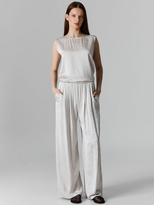 Брюки женские бежевые прямые