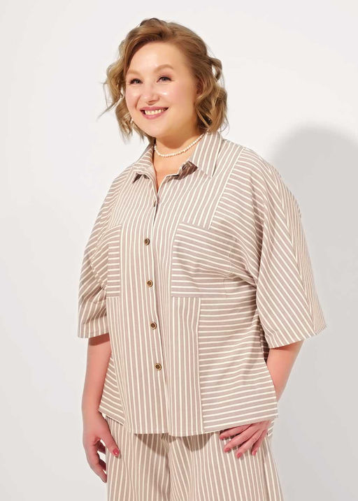 256896/176ззн Блузка женская (ЧЗ)