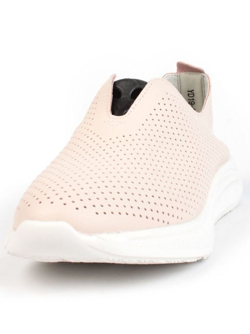 03-YD19-2D LT. PINK Полуботинки спортивные женские (натуральная кожа)