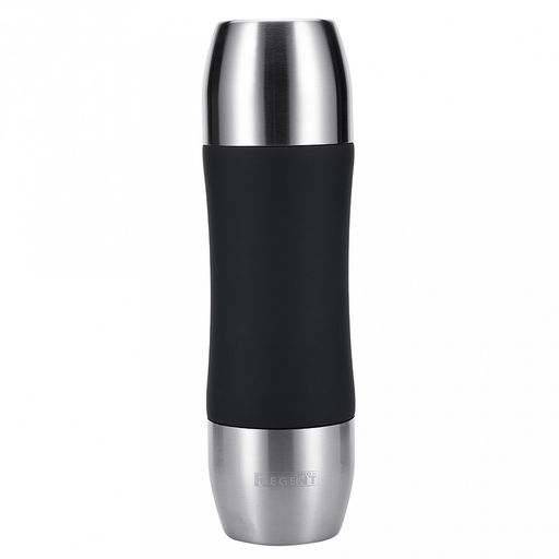 Термос из нержавеющей стали "Linea BULLET" 0,75л, 9х9х31см, двойные стенки с вакуумной изоляцией, в комплекте с двумя кружками, цветная коробка, "Regent" (Китай)