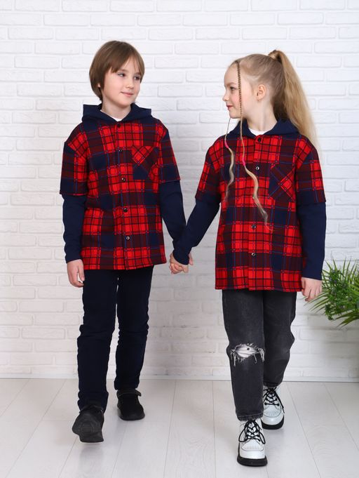 РБ-100 Рубашка "Монтана" (красный)