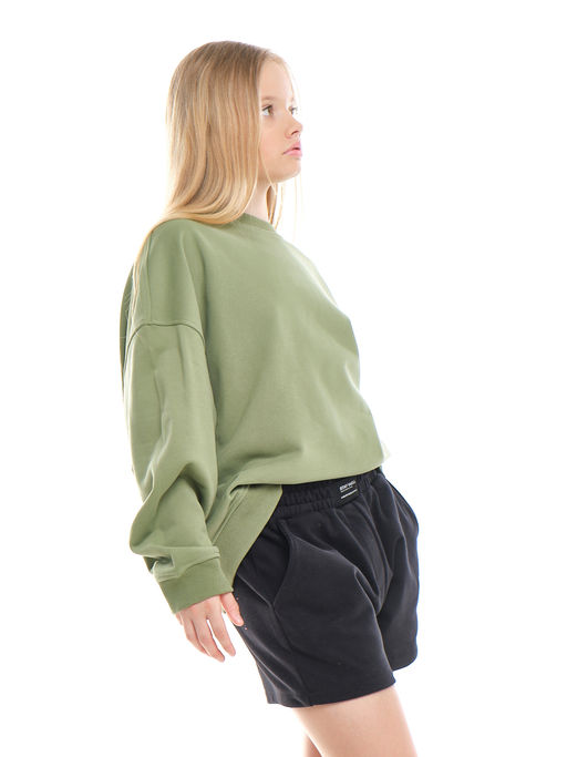 Свитшот базовый однотонный 22-7664 красный - Mini maxi фото 37