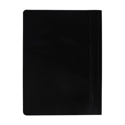 Цена за 50 шт. Папка-скоросшиватель Calligrata, А4, 120 мкм, чёрная, прозрачный верх