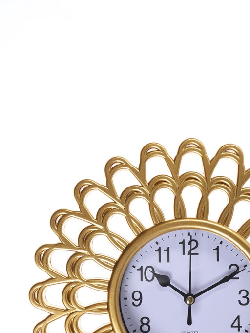 Часы настенные Сияние 25 см, золото