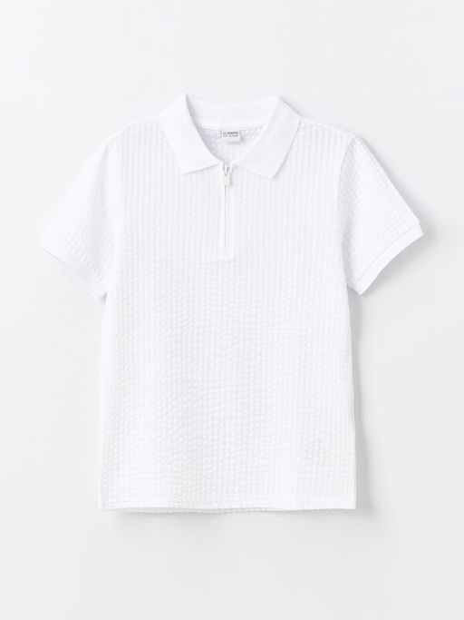 Polo Yaka K?sa Kollu Erkek ?ocuk Ti??rt - Waikiki фото 3