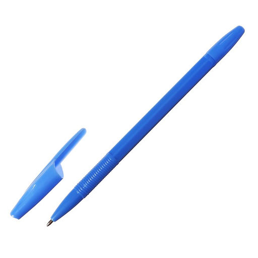 Набор ручек шариковых 8 шт. LANCER Office Style 820 узел 1.0 голубой, корп голубой  фото 3
