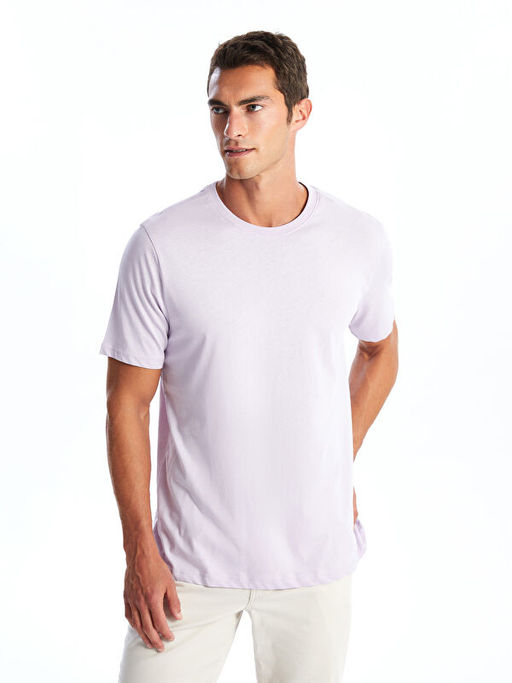 Bisiklet Yaka Penye Erkek Ti??rt