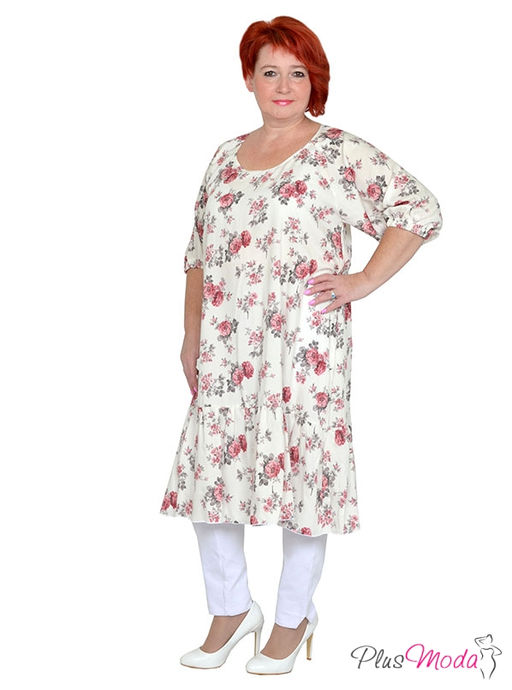Платье Модель №1253 размеры 44-84 - Plusmoda фото 3