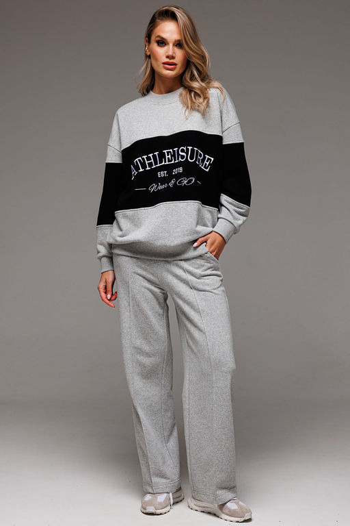 Костюм GO F3062/50-04.170-176 серый меланж