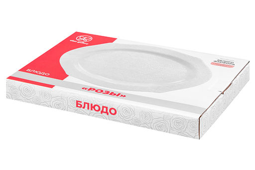 Блюдо 30,5*23*2 см Розы - Elan gallery фото 11