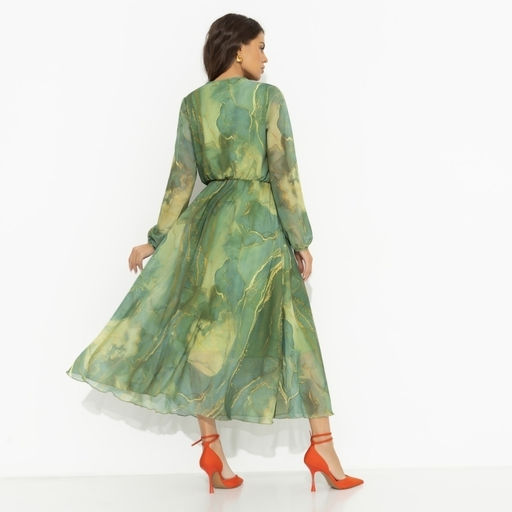 Платье нарядное Летящие мгновения (green) - Charutti фото 5