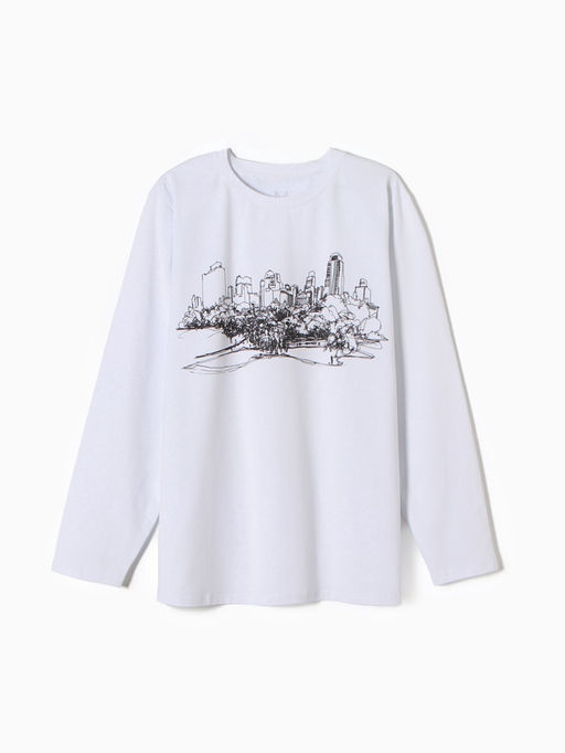 Лонгслив мужской MINAKU: City, белый, размер 54