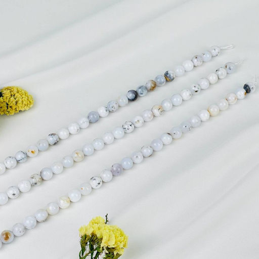 Бусины для украшений из Кохолонга (38 бусин) 39 см