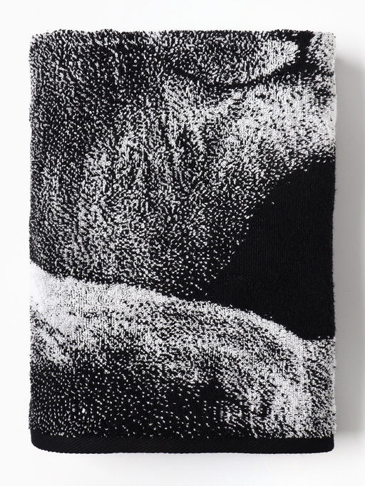 Полотенце махровое Этель Лучший папа, 70?130 см, 100% хлопок, 420 г/м?, чёрно-белое