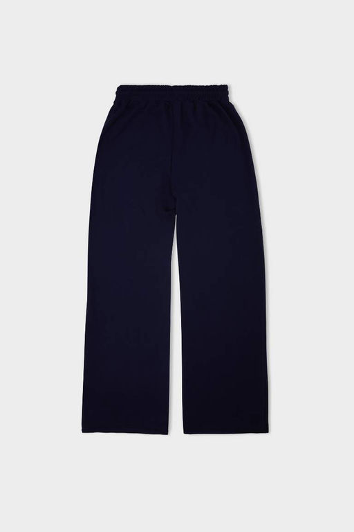 Стандартный крой, базовые спортивные штаны для бега с плоской талией, эластичные, широкие, длинные, из плотной ткани - Defacto фото 3