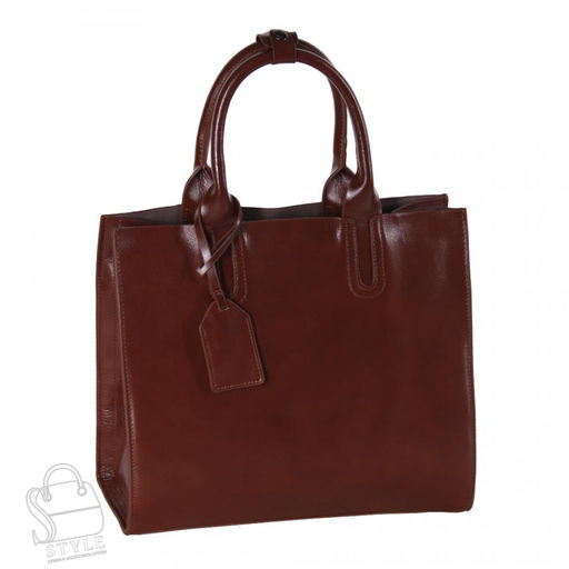Сумка женская кожаная 6609NN brown Natale Navetta в Новосибирске