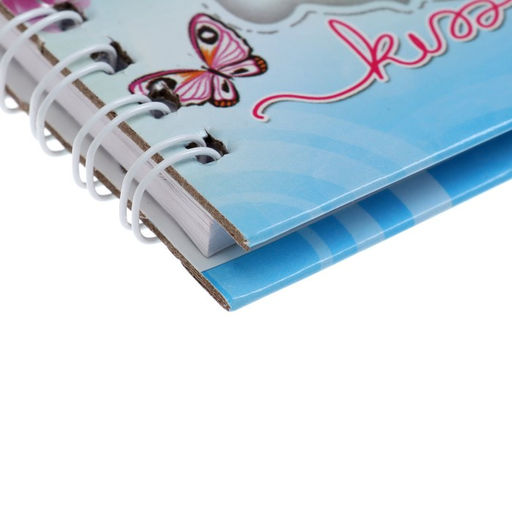 Записная книжка подарочная на замочке, А6+, 50 листов, линия, Зонтик, МИКС - Calligrata фото 4