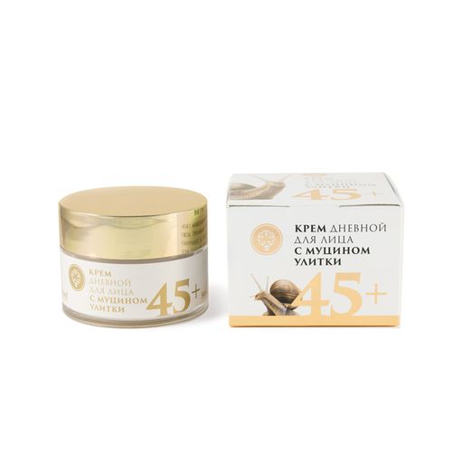 Крем для лица с муцином улитки дневной 45+ - Мануфактура дом природы фото 2