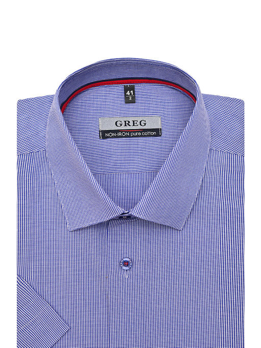 Сорочка мужская короткий рукав GREG 214/201/3735/1p фото 3