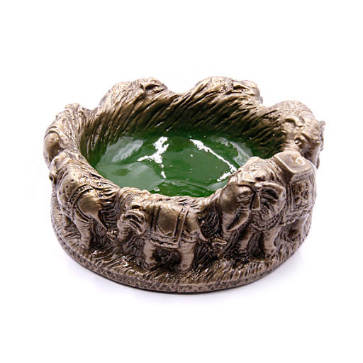 Пепельница 7 Слонов символизирует богатство и изобилие 6-14см ХРУПКОЕ