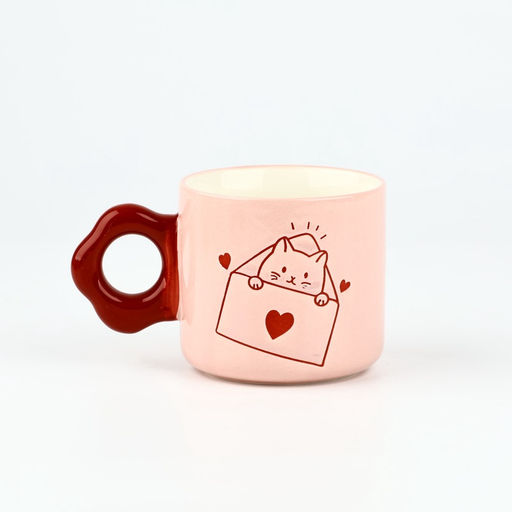 Кружка чайная керамическая Вам письмо, 320 мл, ручная работа