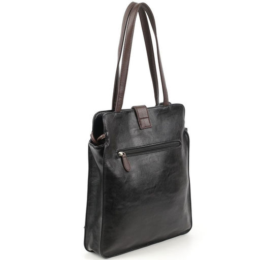 Женская сумка шоппер из эко кожи с косметичкой 0075-1 - Cidirro фото 3