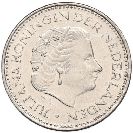 Монета 1 гульден 1978 года Нидерланды