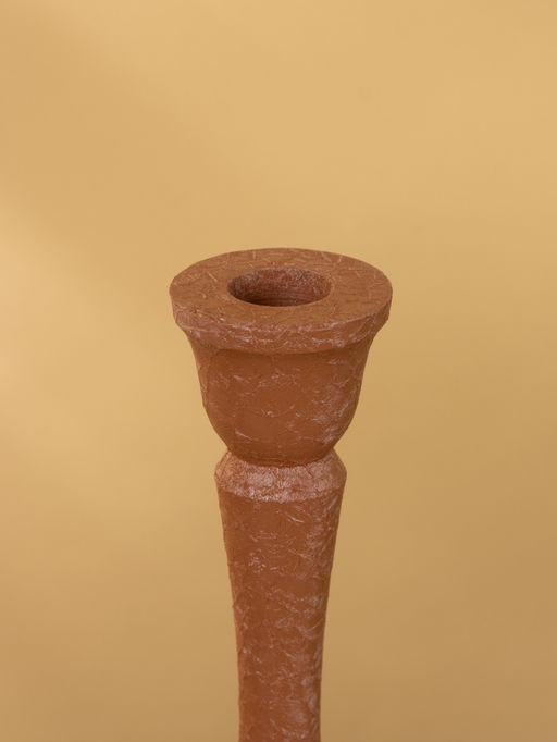 Подсвечник на 1 свечу «Бисквит», 10.5×10.5×34.5 см