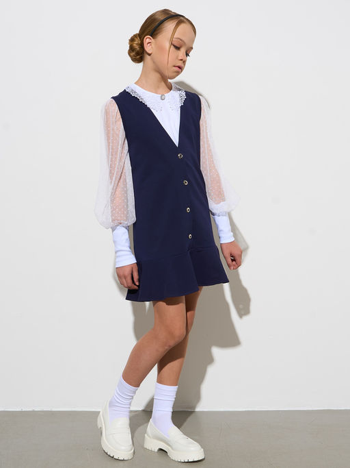 Сарафан темно-синий 232222401 - Nota bene фото 14