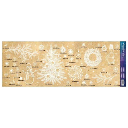 Наклейки на окна многоразовые «Новогодняя сказка», 70×25 см