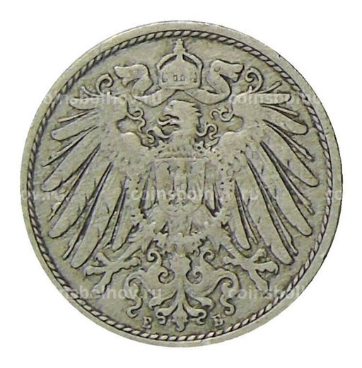 Монета 10 пфеннигов 1900 года E Германия