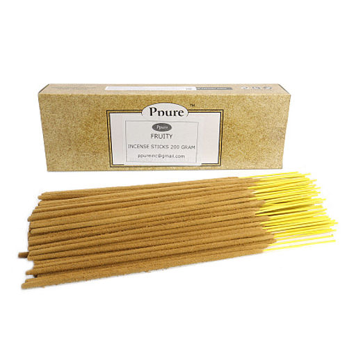 Благовония весовые Ppure Fruity уп-200гр УЦЕНКА помята внешняя упаковка Фруктовые аромапалочки масала