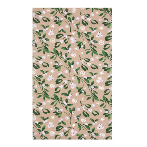 Полотенце новогоднее Доляна Frosty berries 35х60 см, 100% хл, рогожка 164 г/м2  фото 2