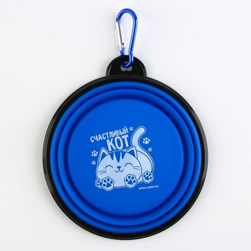 Набор поилка и миска силиконовая "Милота"