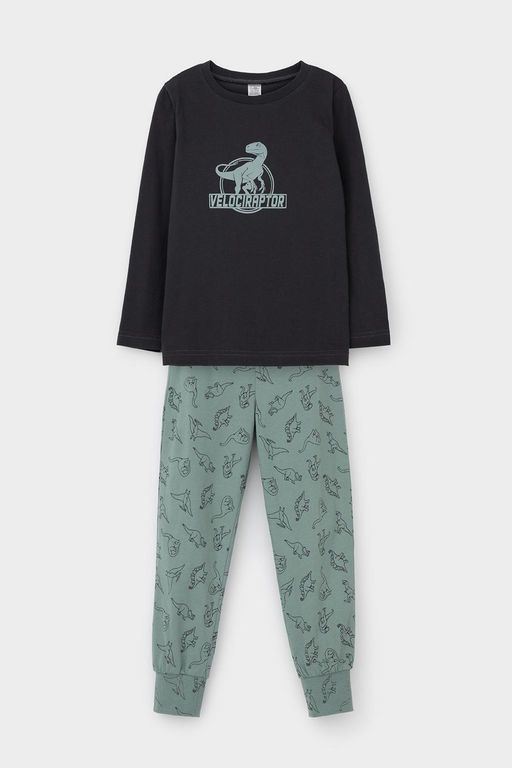 Crockid _ К 1606/графит,дино друзья пижама дет  фото 2