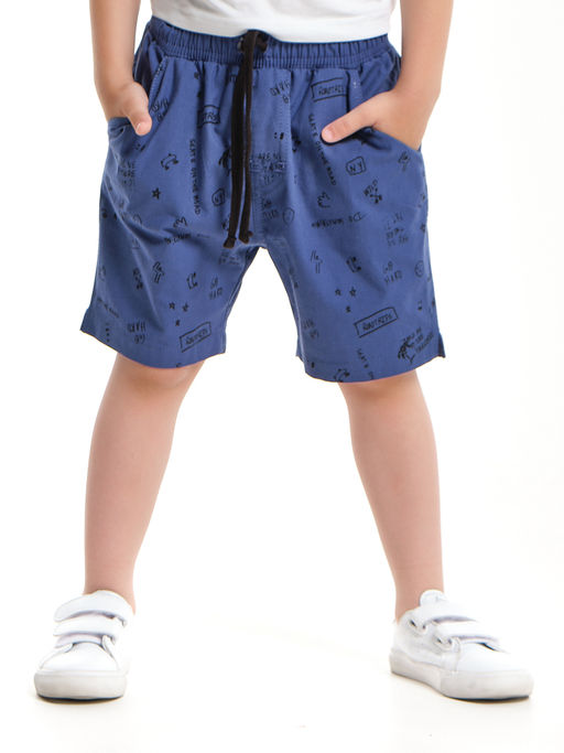 Шорты для мальчика UD 7952 серо-синий