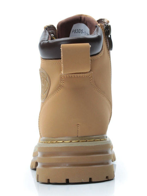 01-P8305-1 BROWN Ботинки демисезонные женские (натуральная кожа)