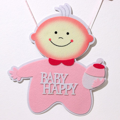 Украшение на гендер пати «Подвеска Baby Happy Girl», 32×32×52 см