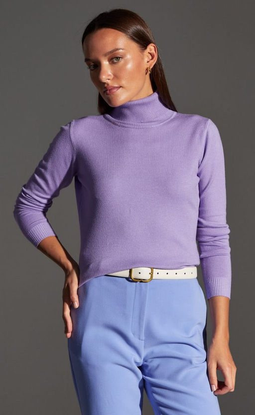 Водолазка F022-215-01 lilac - Fine joyce фото 2