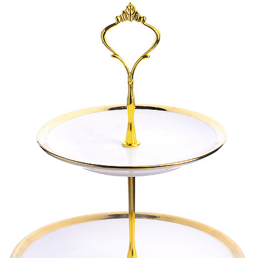 60013 Конфетница 3ярус 15-20-25см фарфор LR (х8) - Mayer&boch фото 3