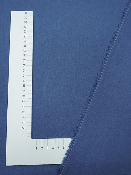 Вареный (стираный) хлопок цв.Св.джинсово-синий, ш.2.5м, хлопок-100%, 110гр/м.кв - Купава фото 4