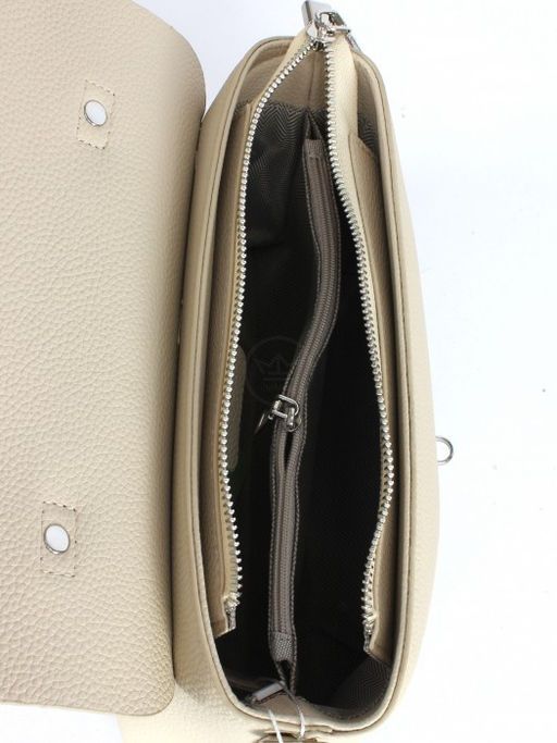 Сумка женская натуральная кожа GU 2066-99149, 1отд, плечевой ремень, молочный SALE 264145 - Adelia фото 3