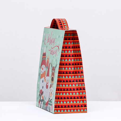 Цена за 5 шт. Подарочная коробка Весёлая команда, 21,4 х 22,5 х 9,3 см - Simaland фото 3